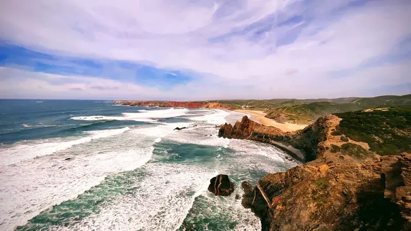 Hiking on the coast of Portugal - Fisherman's Trail